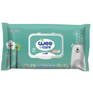 خرید دستمال مرطوب کودک وی کر حاوی عصاره آلوئه ورا و روغن زیتون - 72برگی