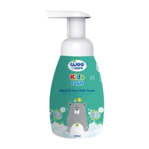 خرید فوم شستشوی دست و صورت کودک وی کر حاوی عصاره زیتون - 200میلی لیتر