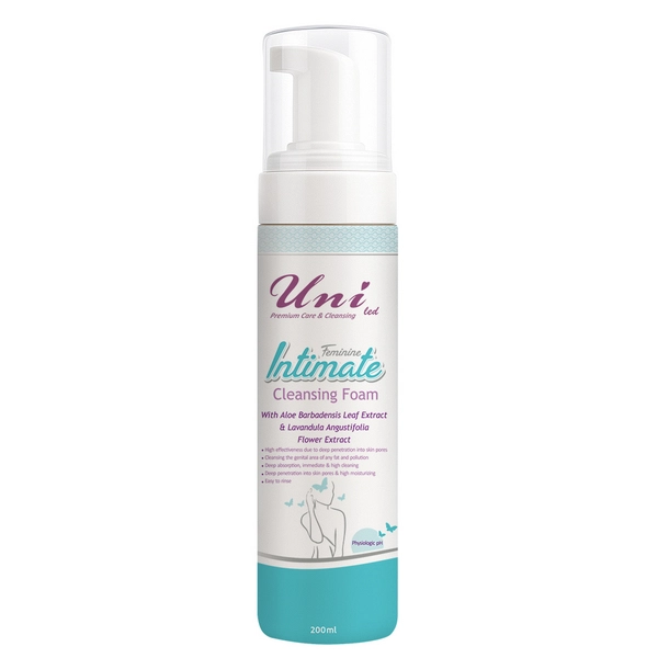 خرید فوم بهداشتی بانوان مدل حساس حاوی عصاره اسطوخودوس (لاوندر) و آلوئه ورا حجم 200میلی